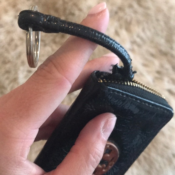 Black Tory Burch Key Chain Wallet - Picture 6 of 8